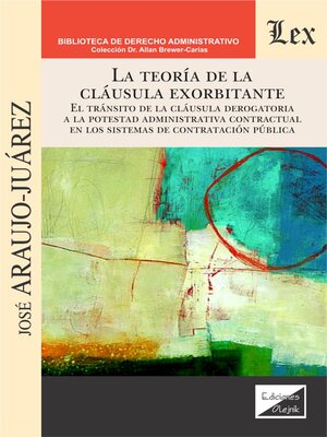 cover image of La teoría de la cláusula exorbitante
